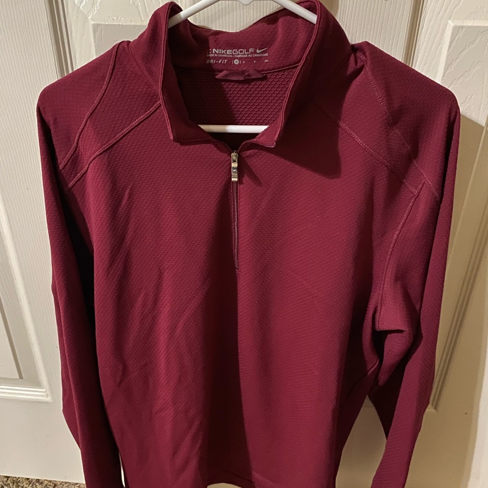 Nike Golf Burgundy Pullover Men’s Small